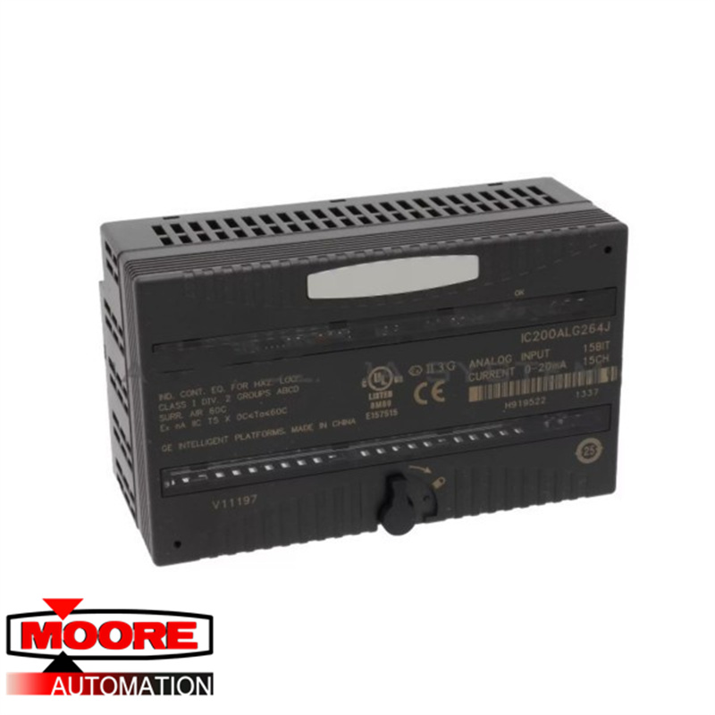 จีอี | IC200ALG264 | อินพุตแบบอะนาล็อก 15 บิต กระแส 15 ช่อง