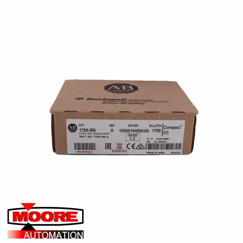 AB 1769-IR6 โมดูล CompactLogix 6 Pt RTD