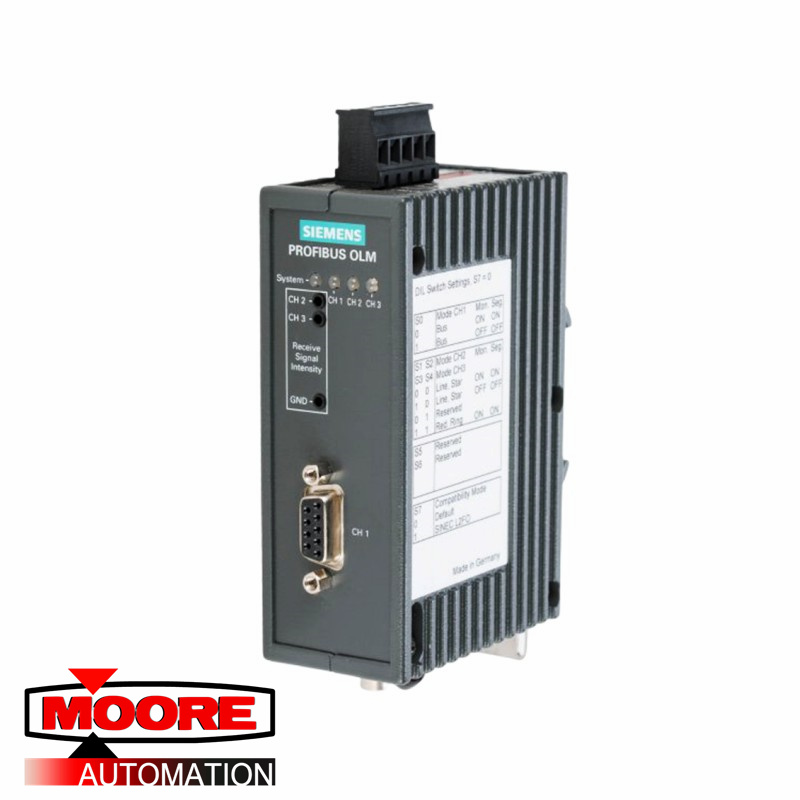 SIEMENS 6GK1502-2CB10 Profibus OLM / G11 V3.1 โมดูลลิงค์ออปติคอล