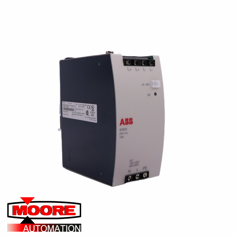 ABB SD833 3BSC610066R1 โมดูลพาวเวอร์ซัพพลาย