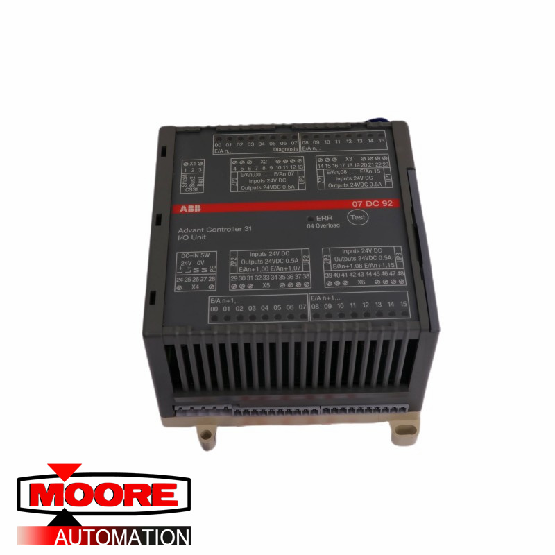 ABB GJR5252200R0101 07DC92 โมดูล I / O ดิจิตอลที่กำหนดค่าได้