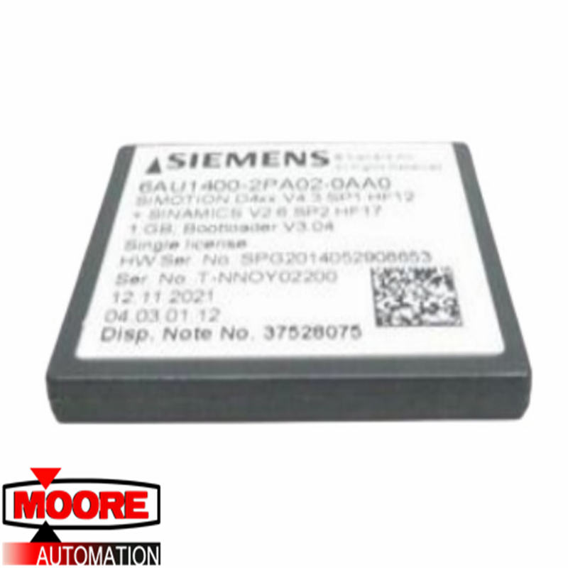 SIEMENS 6AU1400-2PA02-0AA0 การ์ดคอมแพคแฟลช