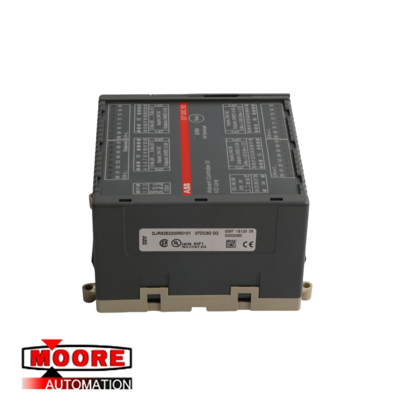 ABB 07DC92 GJR5252200R0101 โมดูล I / O ดิจิตอลที่กำหนดค่าได้