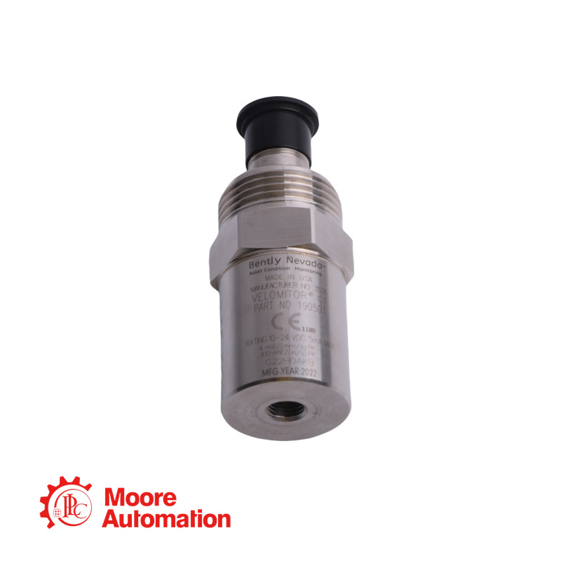 Bently Nevada 190501-09-00-01 ตัวแปลงความเร็ว Velomitor CT