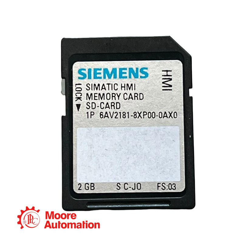 การ์ดหน่วยความจำ SD ของ Siemens 6AV2181-8XP00-0AX0