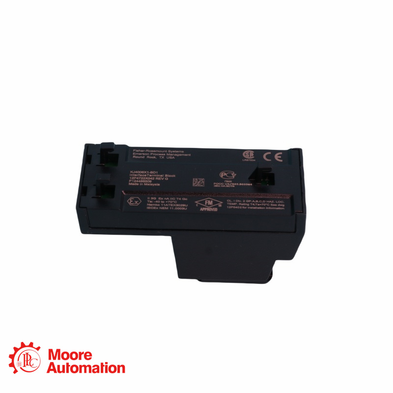 Emerson KJ4006X1-BF1 12P4728X052 บล็อกเทอร์มินัล AI 8 ช่องแบบซ้ำซ้อน