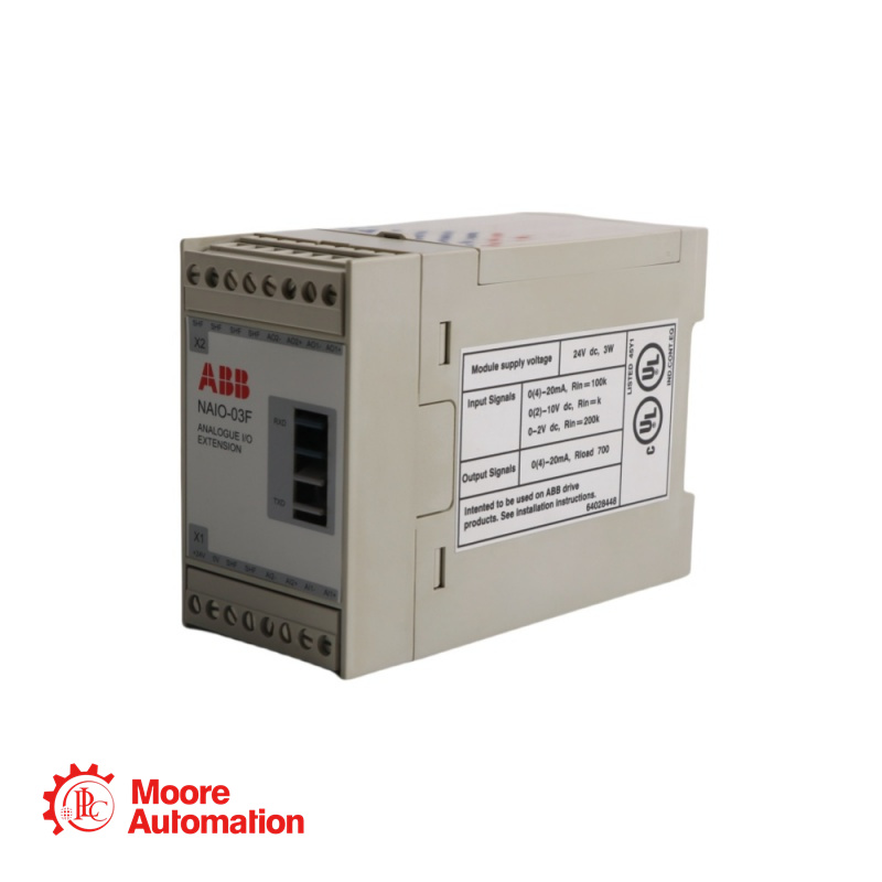 ABB NAIO-03F โมดูลขยาย I/O แบบอะนาล็อก