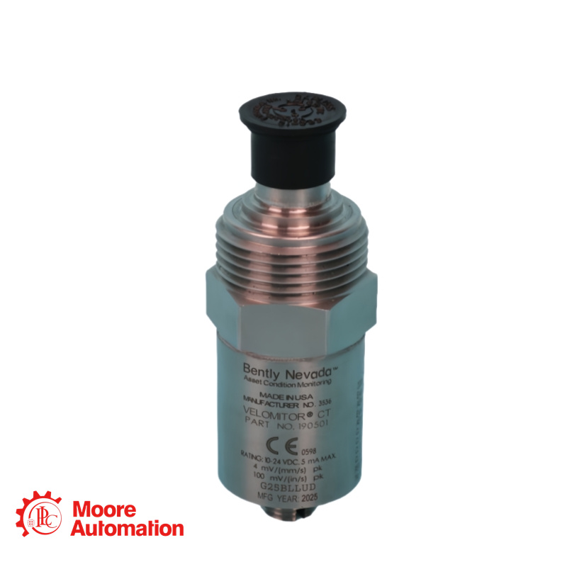 Bently Nevada 190501-11-00-00 Velomitor CT ตัวแปลงความเร็ว