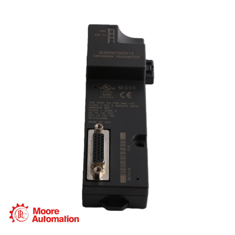 เครื่องส่งสัญญาณขยาย VersaMax ของ General Electric IC200ETM001