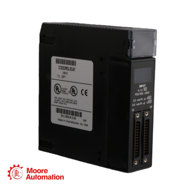โมดูลอินพุต 32 จุดของ General Electric IC693MDL654