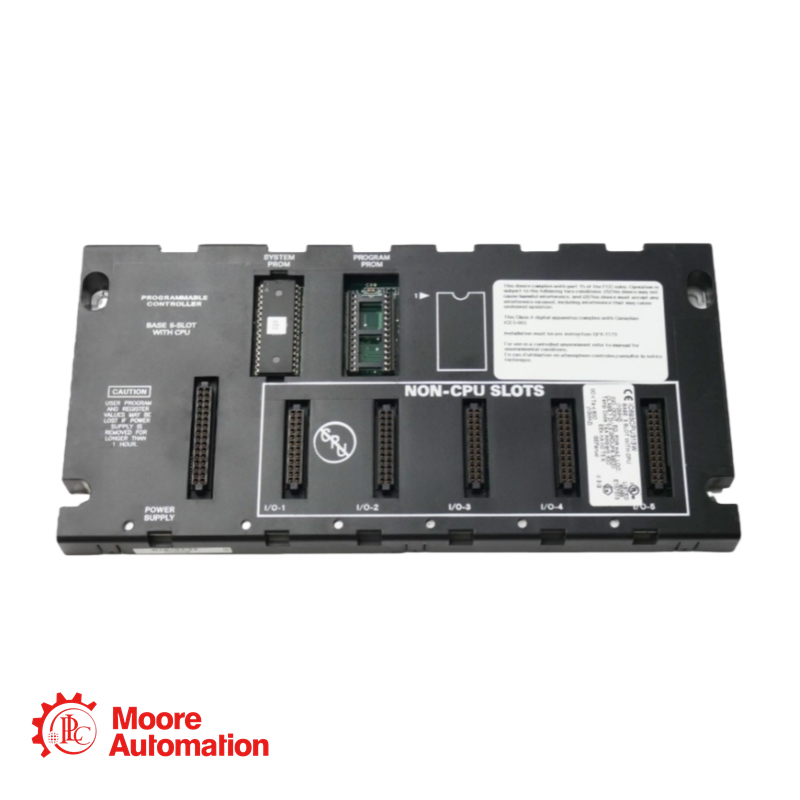 แผ่นฐาน 5 ช่อง General Electric IC693CPU313 พร้อม CPU ฝังในตัว