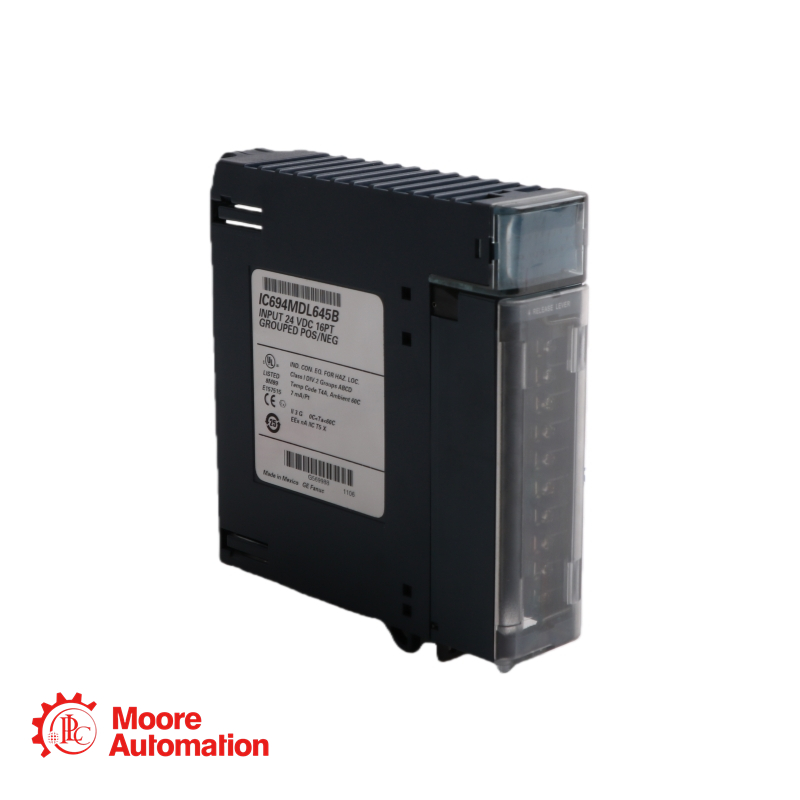 โมดูลอินพุตแรงดันไฟฟ้ากระแสตรง General Electric IC694MDL645