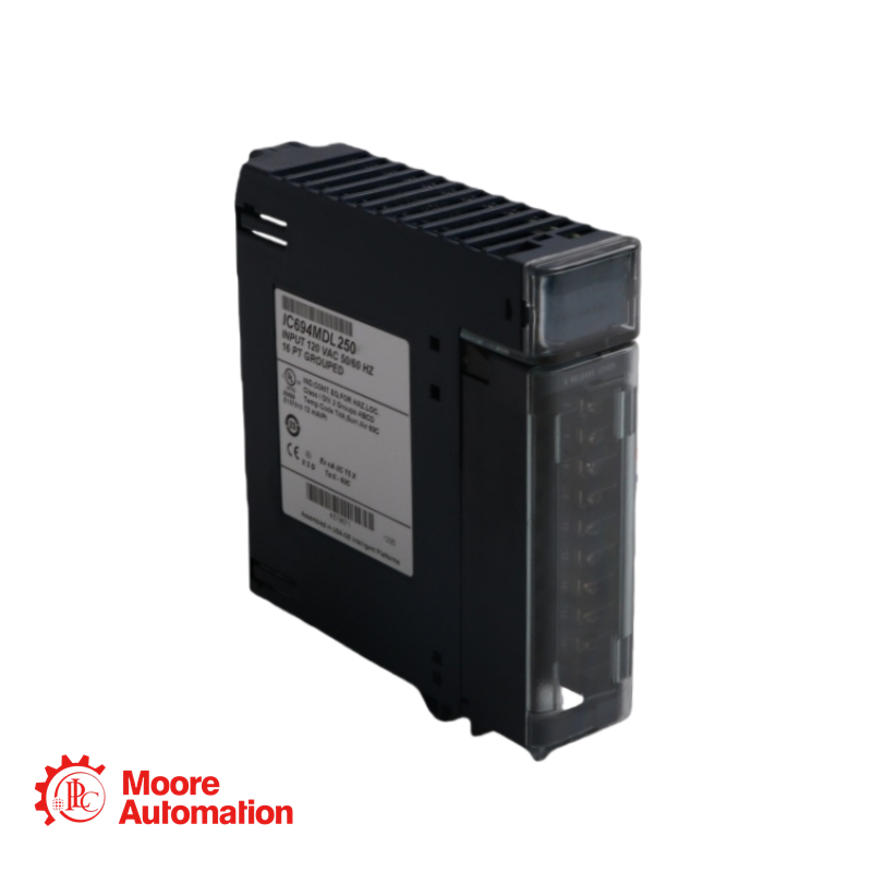 โมดูลอินพุตแรงดันไฟฟ้ากระแสสลับ General Electric IC694MDL250