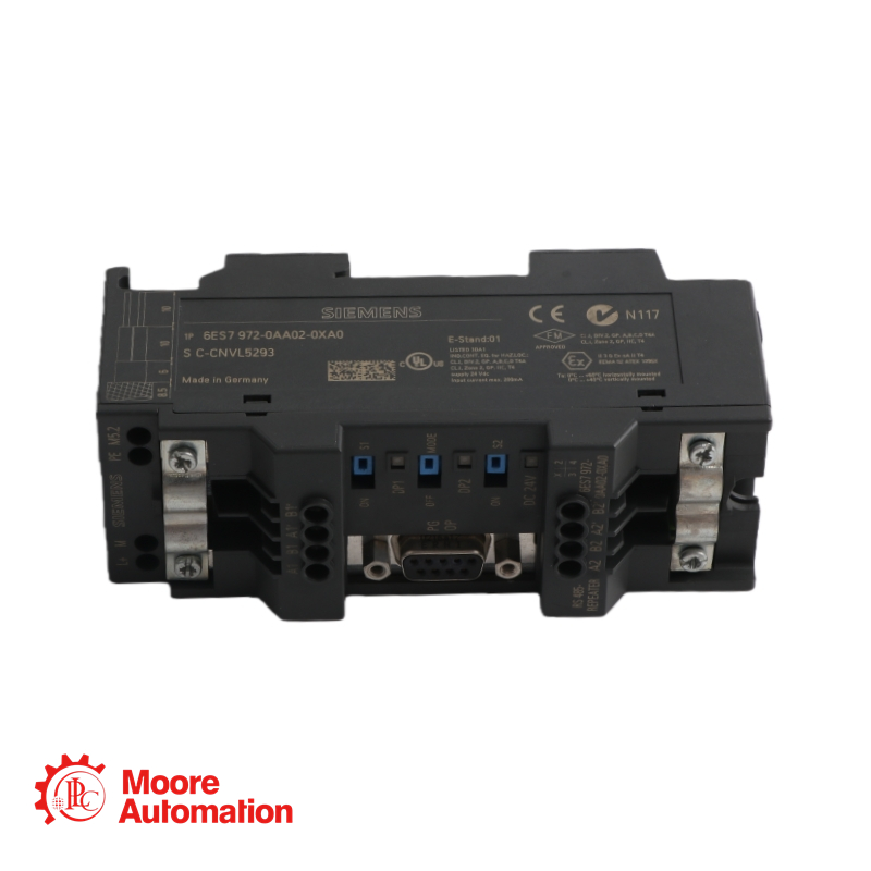 Siemens 6ES7972-4AA02-0XA0 Power Rail Booster Signal Amplifier