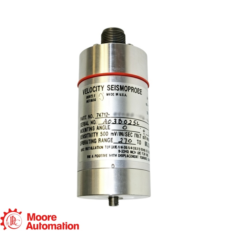 Bently Nevada 74712-01-11-02-00 High-Temperature Seismoprobe Velocity Transducer