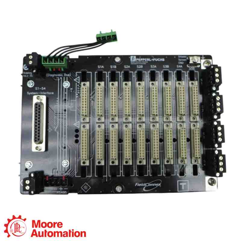 Pepperl+Fuchs MBHC-FB-4R FieldConnex 4-Segment Redundant Power Hub Motherboard