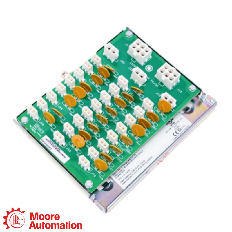 แผงขั้วต่ออินพุตอะนาล็อก GE Vernova 151X1202YE03SA04 IS200STAIH2ADC Mark VIe