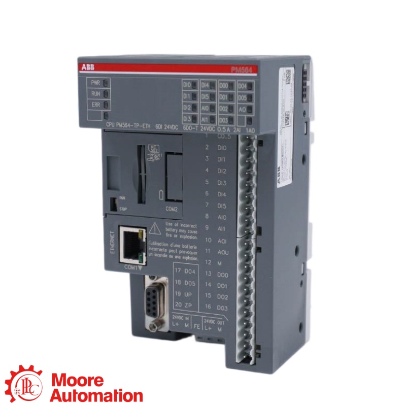 โมดูลประมวลผล ABB PM5670-2ETH AC500 V3