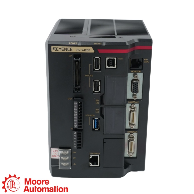 KEYENCE CV-X420F ตัวควบคุมการมองเห็นที่รองรับกล้อง 2 ล้านพิกเซล ซีรี่ส์ CV-X