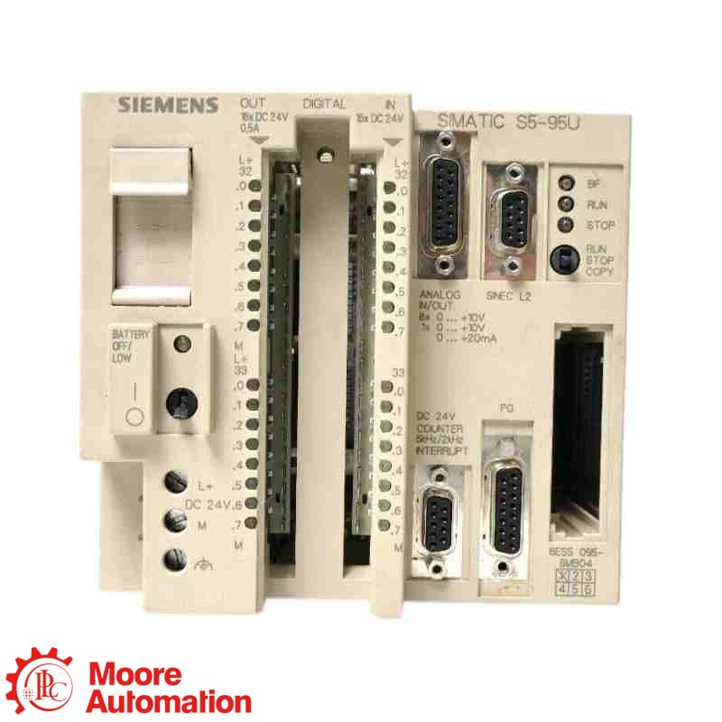 ตัวควบคุมลอจิกแบบโปรแกรมได้ Siemens 6ES5095-8MB04