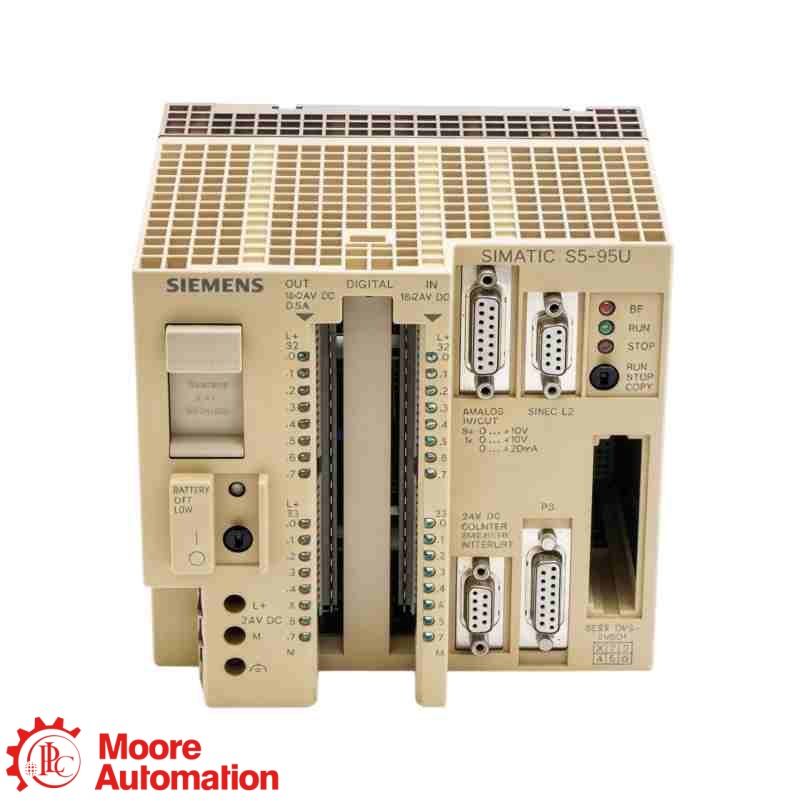 ตัวควบคุมลอจิกแบบโปรแกรมได้ Siemens 6ES5095-8MB01