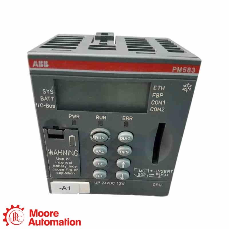 ABB PM583-ETH-XC 1SAP340300R0271 AC500-XC ซีพียูอีเธอร์เน็ต