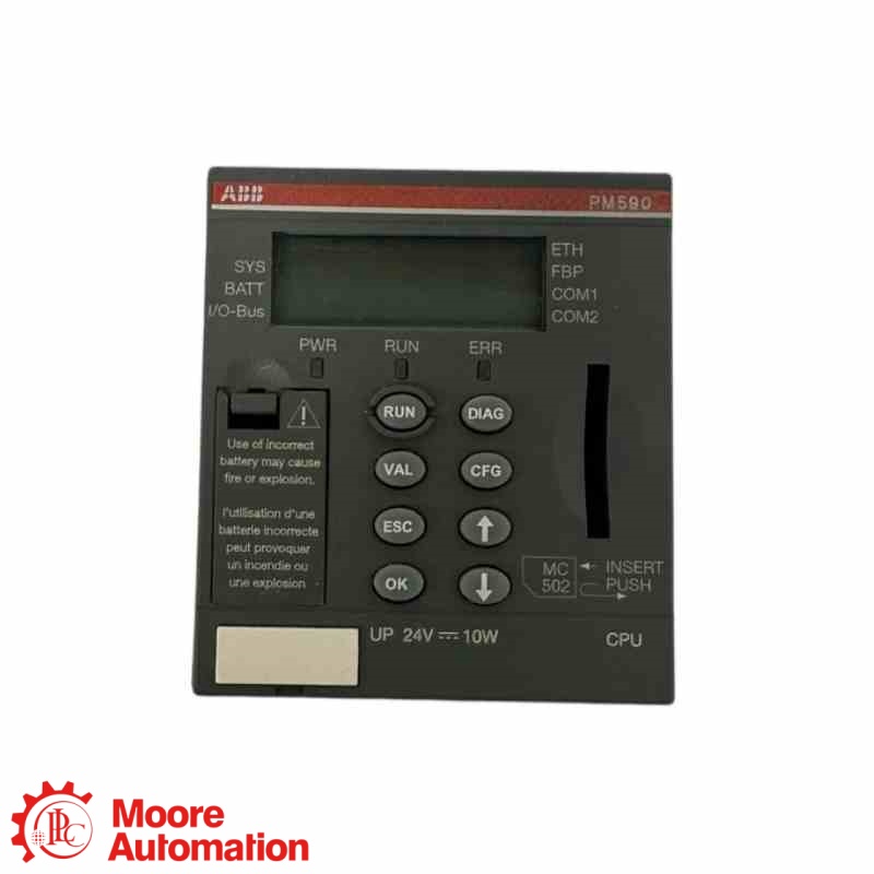 ABB PM590-ARCNET 1SAP150000R0261 AC500 ARCNET CPU