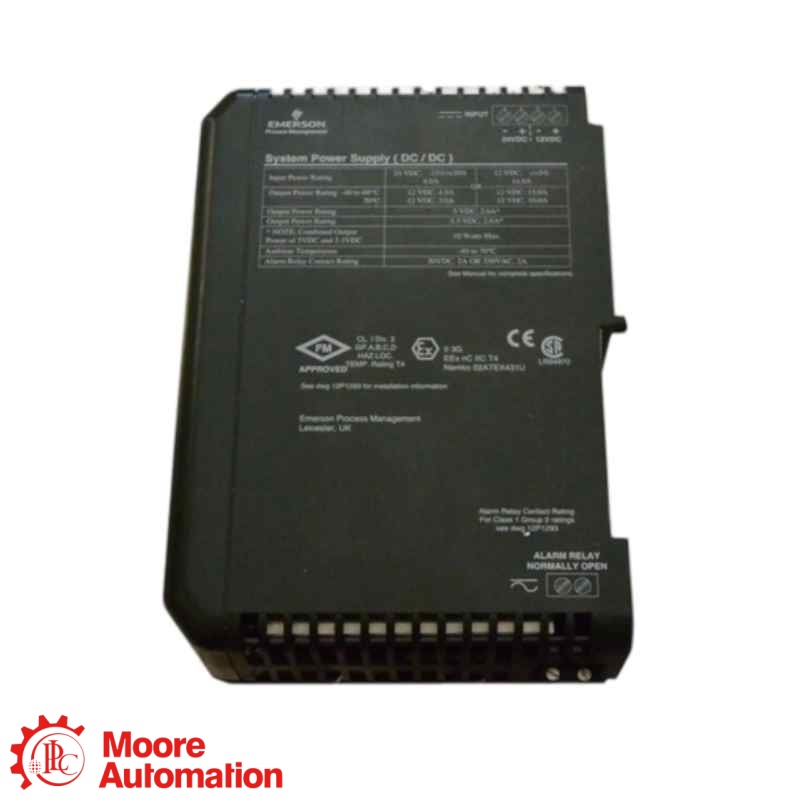 การ์ดเอาต์พุตอะนาล็อก HART 4-20 mA 16 ช่อง Emerson VE4005S2B4