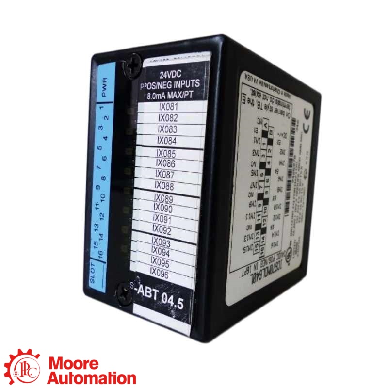 โมดูลควบคุมภาคสนาม GE Fanuc IC670MDL640L 24 VDC 16-Point Discrete Input