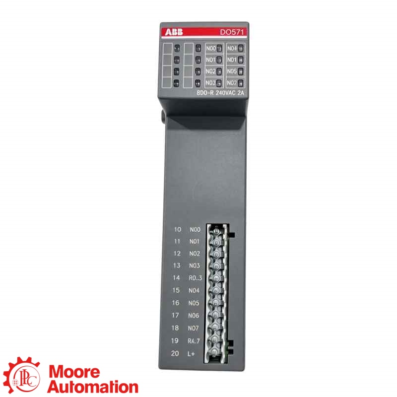 ABB DO571 1TNE968902R2202 8-Channel Relay Output Module