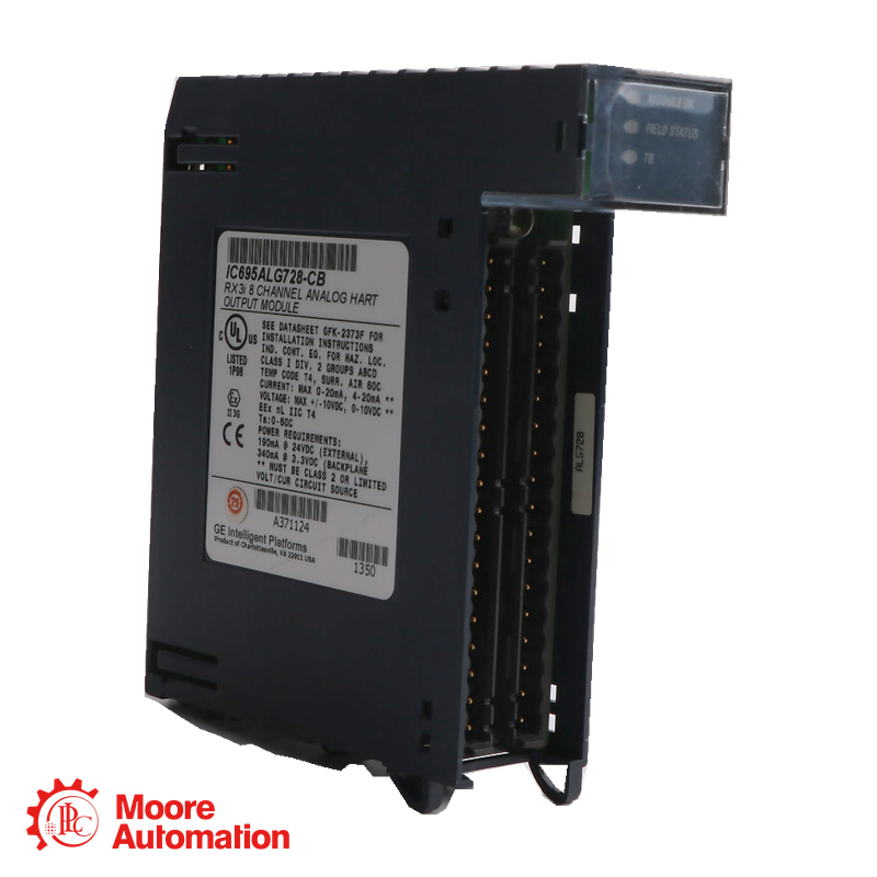 GE Fanuc IC695ALG728 PACSystems RX3i 8-Channel HART Analog Output Module
